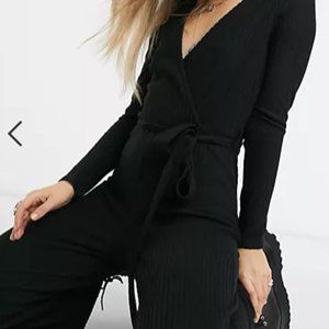 Ribbed knitted jumpsuit